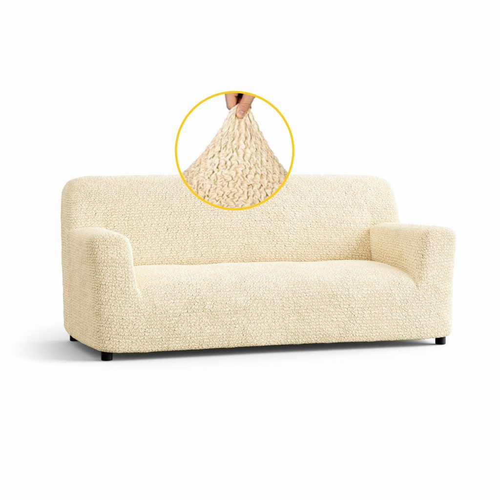 Sofabezug-3-Sitzer-Mikrofaser-Filigrand-creme