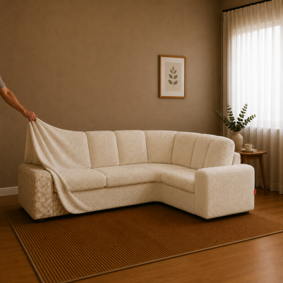 Bezug für Ecksofa