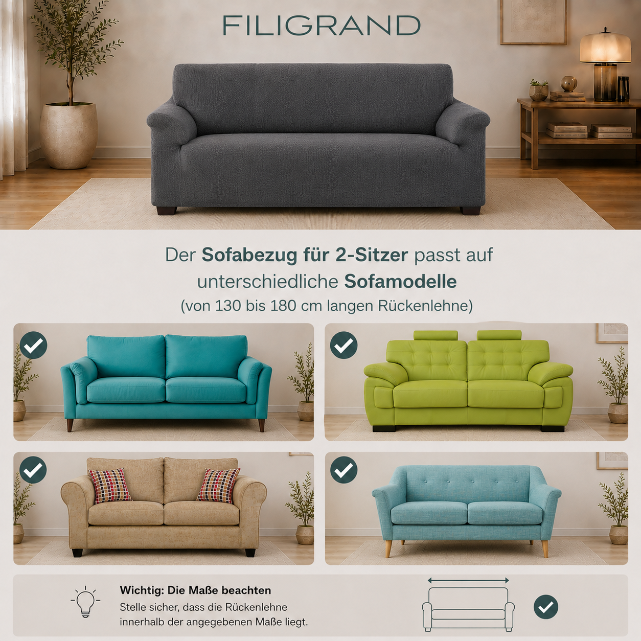 Sofamodell 2-Sitzer_Filgirand_Bezüge