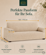 Bezug für Sofa 2-Sitzer Velvet (wasserabweisend) - Thumbnail Image 2